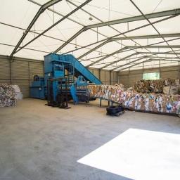 Recycling makulatury - zakład w Lubinie
