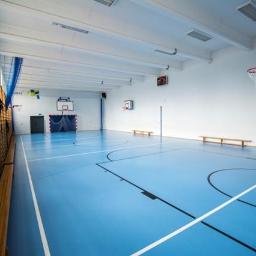 Sala gimnastyczna w szkole podstawowej w Legnicy