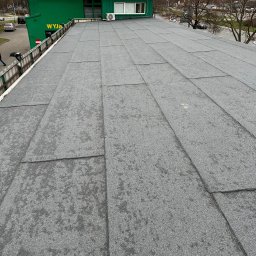 Myjnia ROBOWASH Czarnomorska - Warszawa, pokrycie papą dachu ponad 400m2