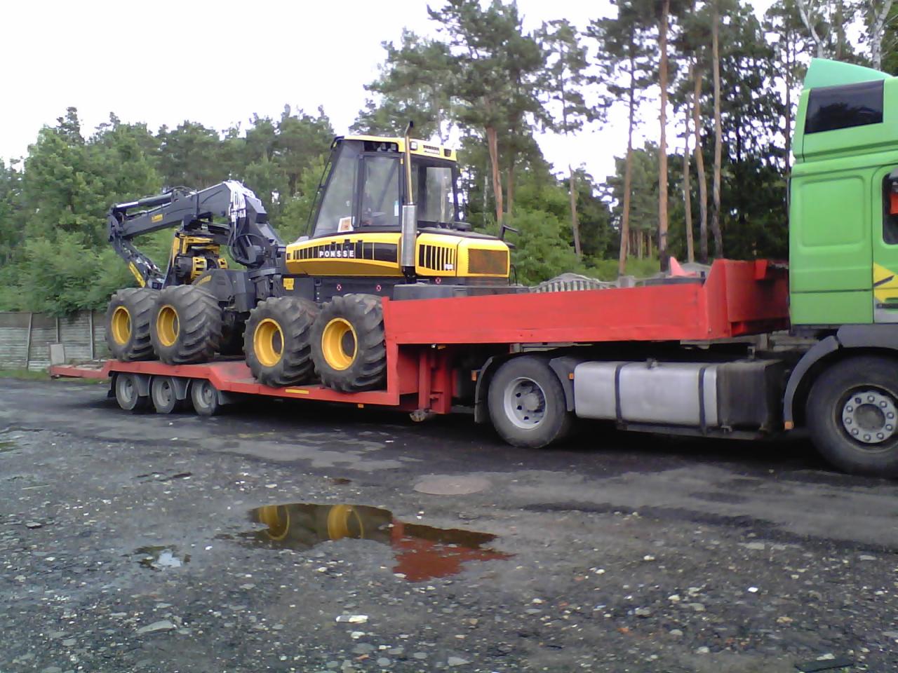 Transport Niskopodwozie Koparki Kombajny