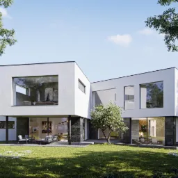 Fotorealistyczna wizualizacja domu.