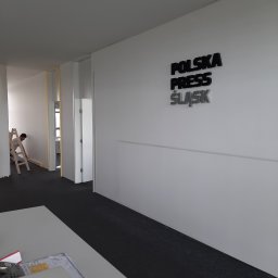wiosna 2021 naprawa malowanie 7 piętra budynku Media Center dla POLSKA PRESS ODDZIAŁ ŚLĄSK 
