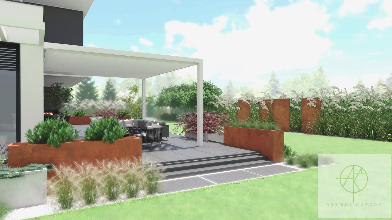 Projekt ogrodu Tarnów #projektowanieogrodów #projekt #architektkrajobrazu #budowaogrodu