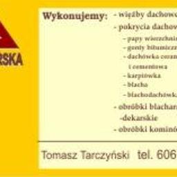 "TAREX" Tomasz Tarczyński - Konstrukcja Dachu Częstochowa