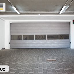 Brama segmentowa Wiśniowski MAKROPRO do hali garażowej- realizacja Olbud Straszyn
