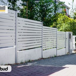 Nowoczesne ogrodzenie KONSPORT P82- realizacja Olbud Straszyn