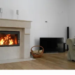 Wkład kominkowy Zibi , zabudowa kominkowa Crema Delicato