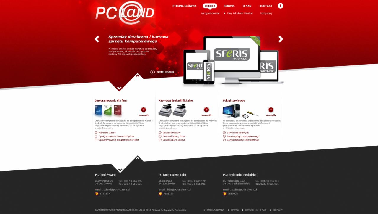 STRONA WWW Hosting Domena CMS Logo Google Facebook