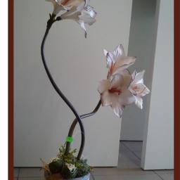 dekoracje ekskluzywne kompozycje kwiaty wazony