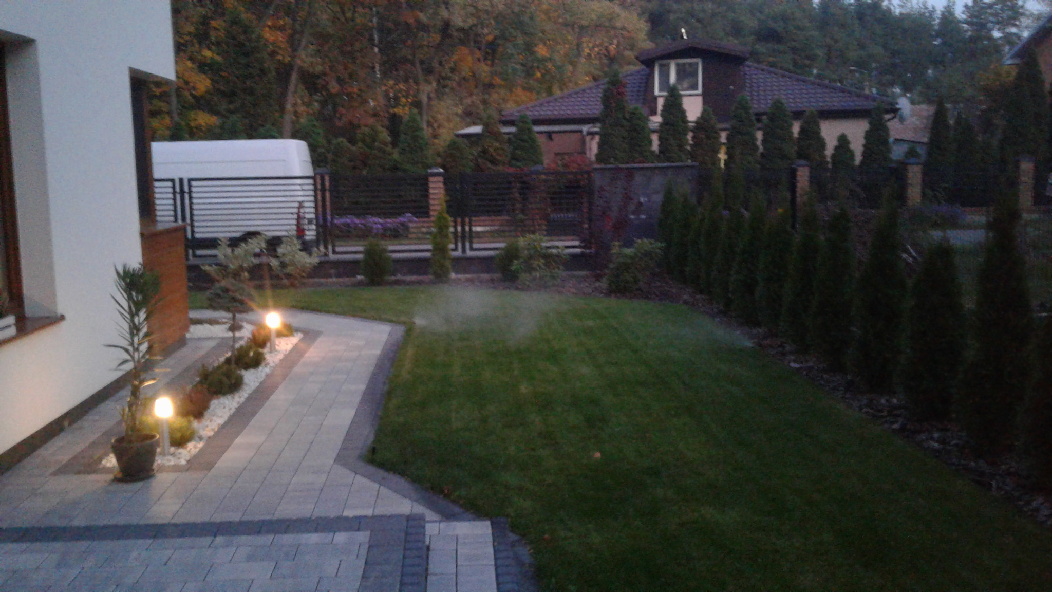 Opróżnianie systemu nawadniania na zimę