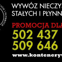 Wywóz śmieci-wywóz szamba-Wywóz gruzu kp5,7,14-kontenery budowlane-wywóz gabarytów-Odpady Sezonowe