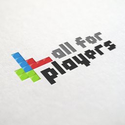 Opracowanie identyfikacji wizualnej marki dla fanów gier All For Players. 