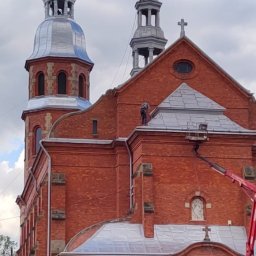 Malowanie dachów, Artdachmal - Malowanie kościoła Ołpiny