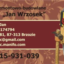 Jan Wrzosek - Układanie kostki granitowej Brodnica