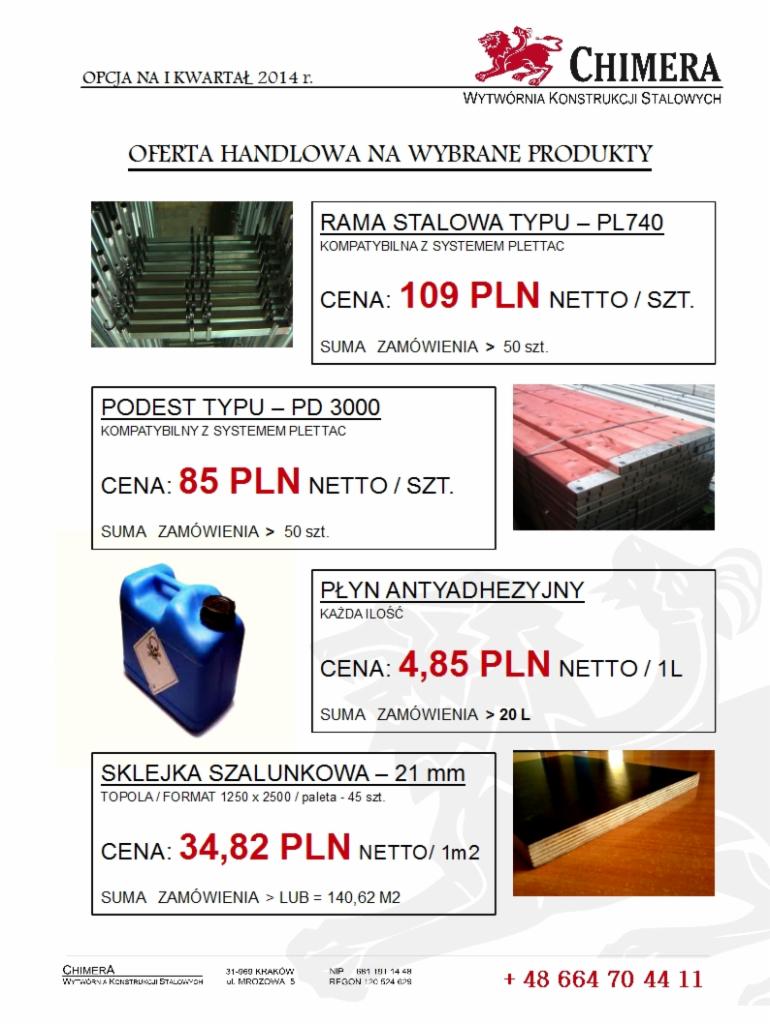 Płyn antyadhezyjny - 4,85 zł netto / 1 l