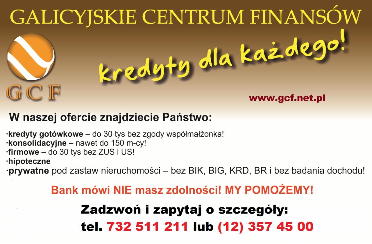 Kredyty, pożyczki dla każdego!