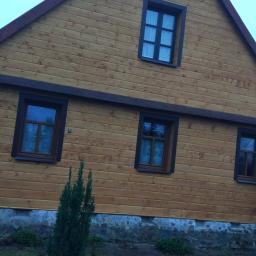 elewacja drewniana docieplenie domu piana www.budarex.pl