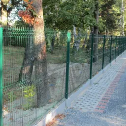 Ogrodzenie ogrodzenia panelowe + podmurówka z montazem panele ogrodzeniowe