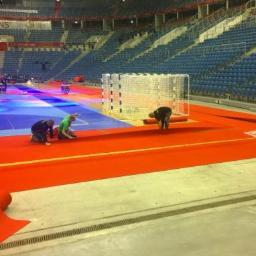Przygotowanie TAURON Arena Kraków do mistrzostw 