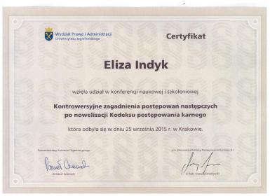Indyk Eliza - Adwokat null