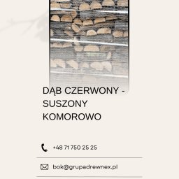 Dąb czerwony suszony