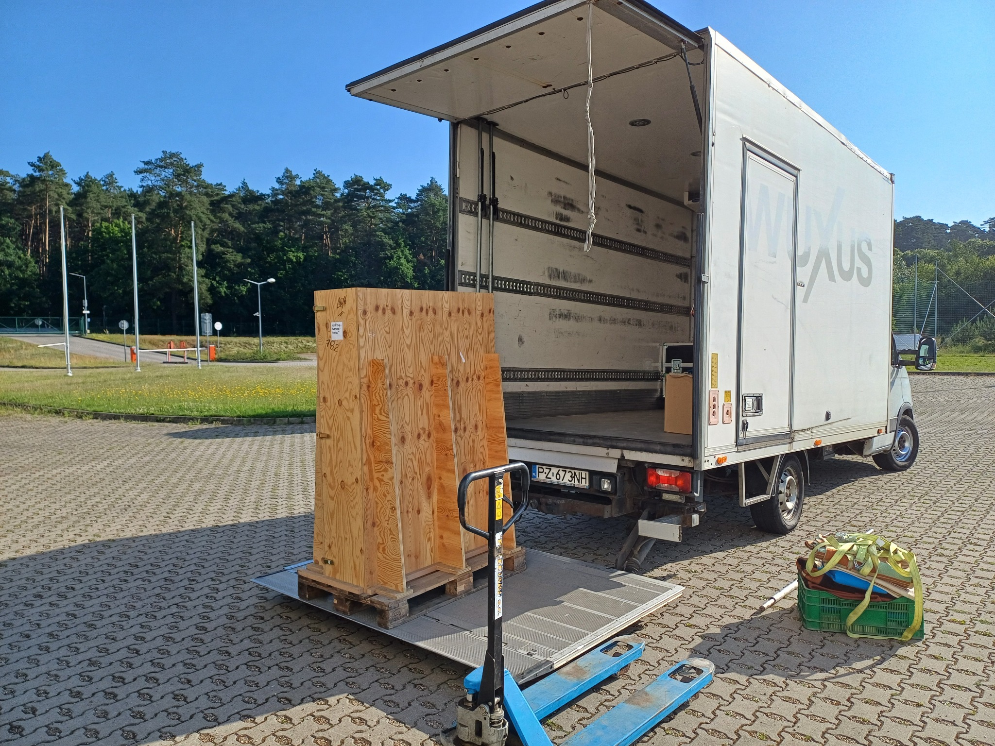 transport z windą poznań