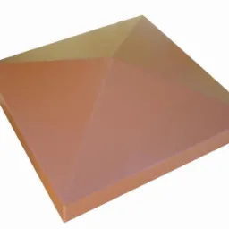 Daszek betonowy kwadratowy.