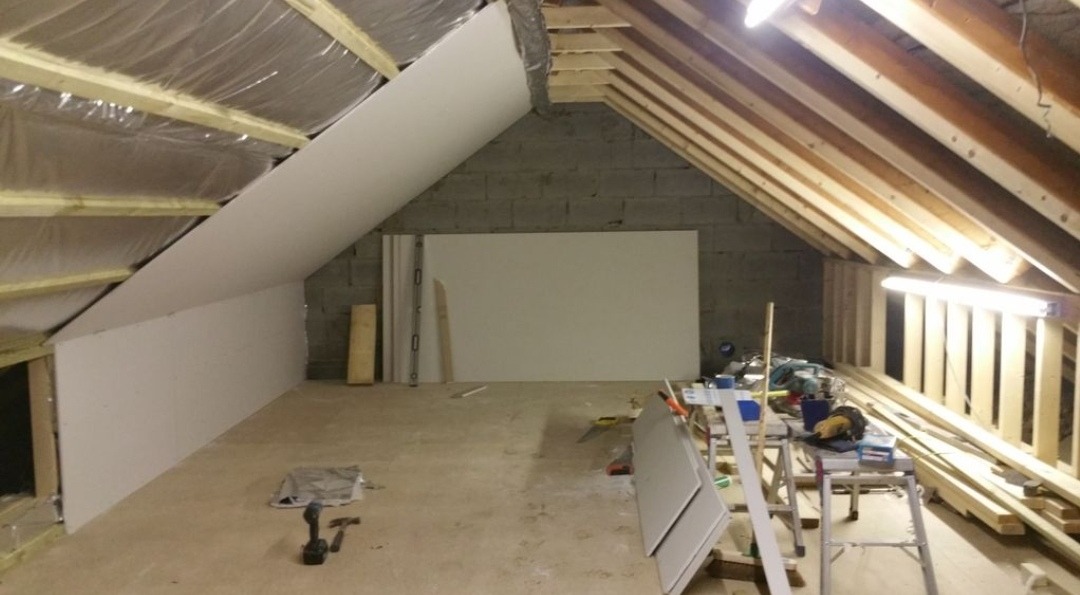 Wełna - folia-płyta gk