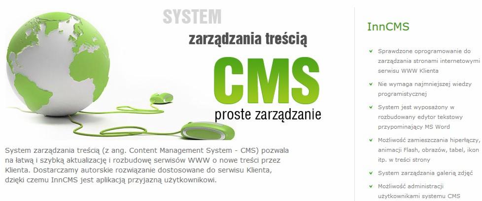 Projekt i wykonanie stron www