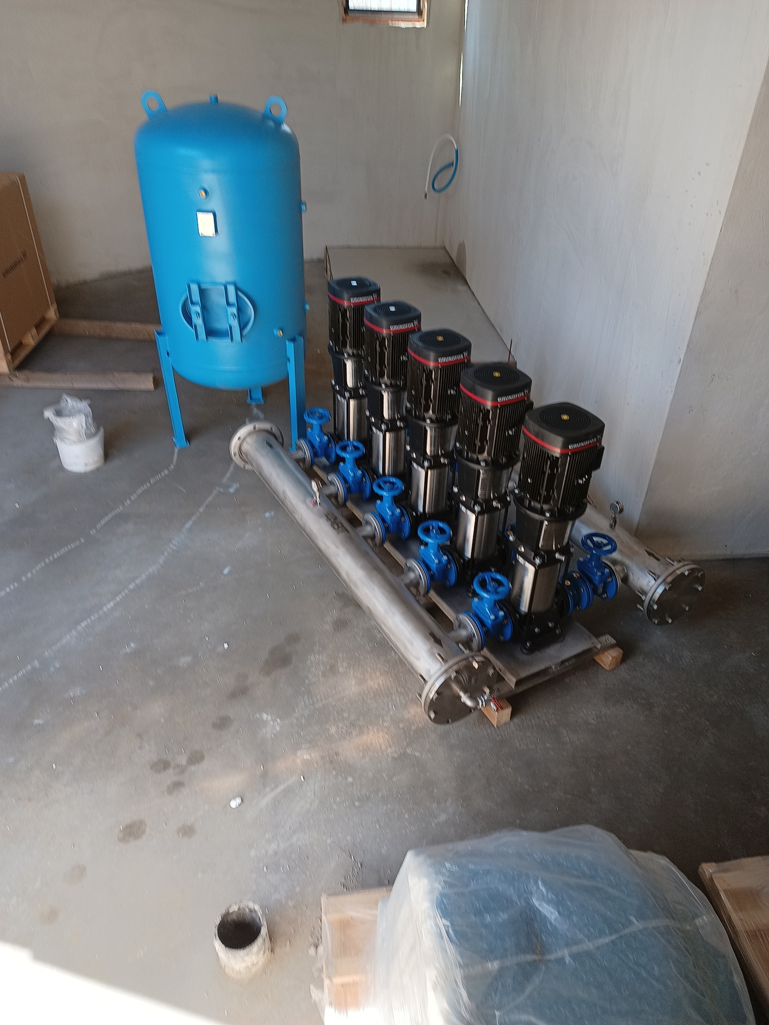 Montaż zestawu pompowego