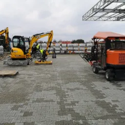 Maszynowe układanie kostki brukowej Przemyśl Rzeszów Podkarpacie
