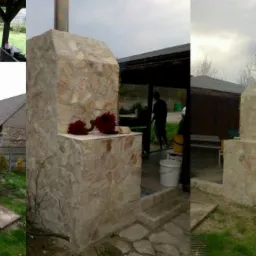 Wędzarnio grill murowany