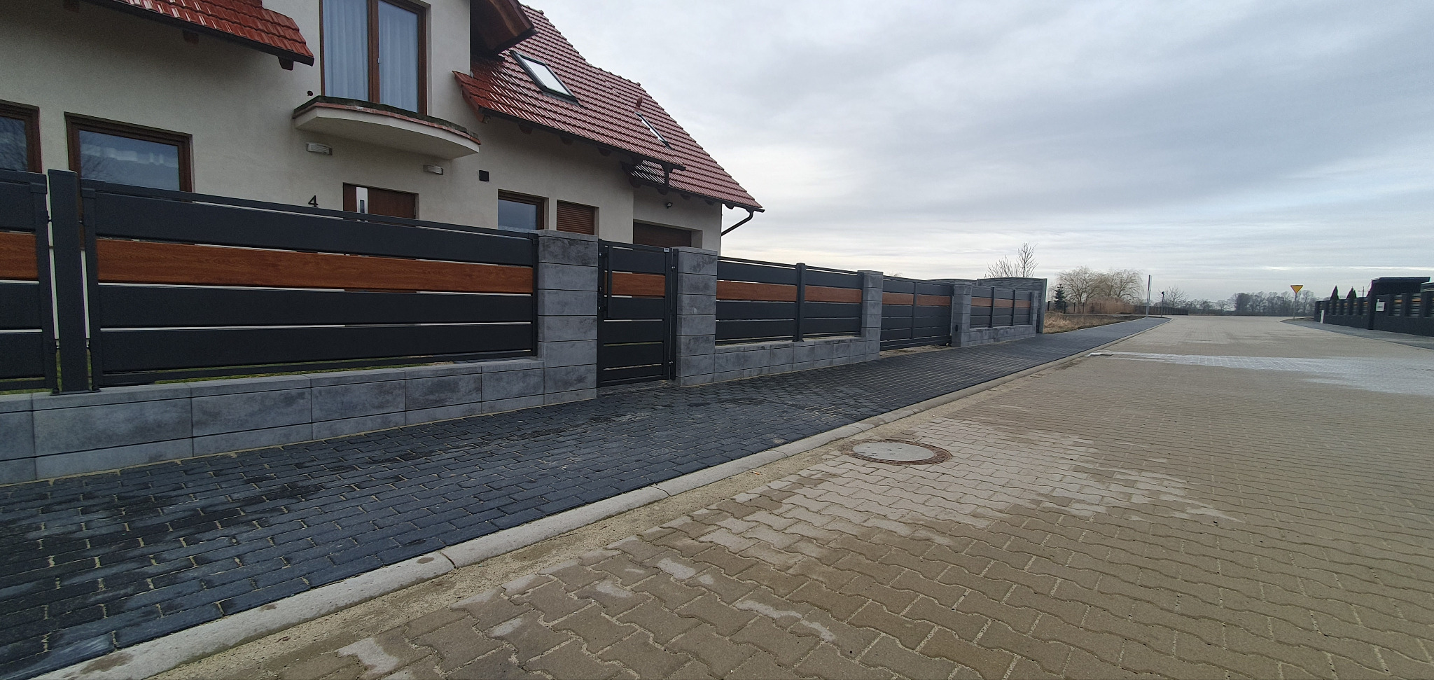 Trawertyn z sublimacją złoty dąb