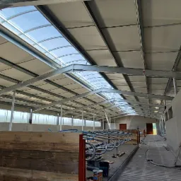 Wykonana przez Nas konstrukcja stalowa obory