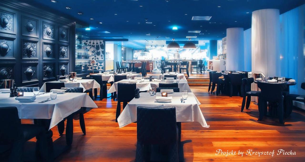 Projekt restauracji w Malborku. - projekt wnętrza.