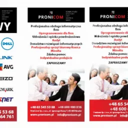 Salon komputerowy Pronicom: laptopy, drukarki, serwis, oprogramowanie dla firm, doradztwo IT, Konica Minolta. Kontakty i zaproszenie do Rawicza i okolic.