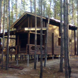 Dom letniskowy z bali