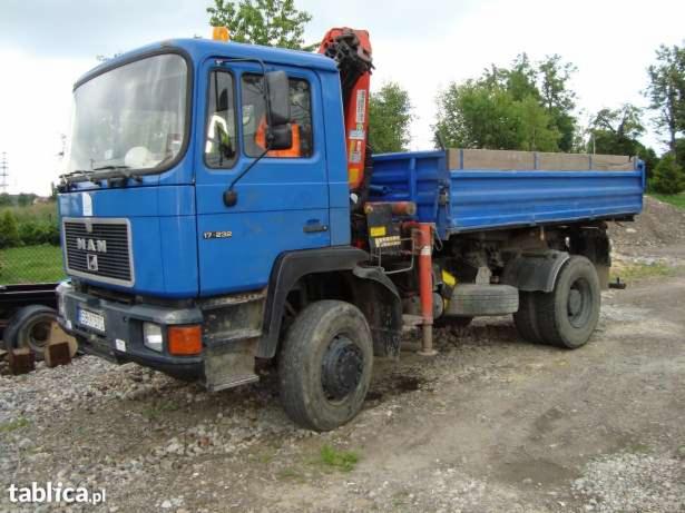 Usługi transportowe wywrotka 4x4 HDS