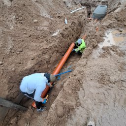 Przyłącze wod kan Olecko 2