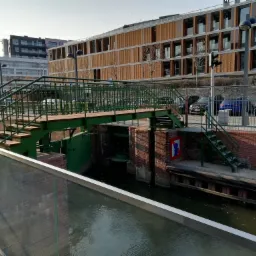 Projekt. Kładka dla pieszych nad Śluzą Mieszczańska we Wrocławiu.