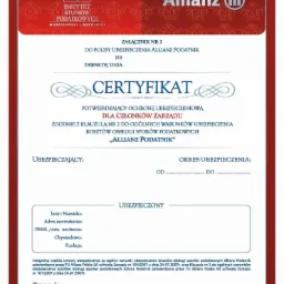 Polisa PODATKOWA - Ubezpieczenie Skarbowe i Podatkowe