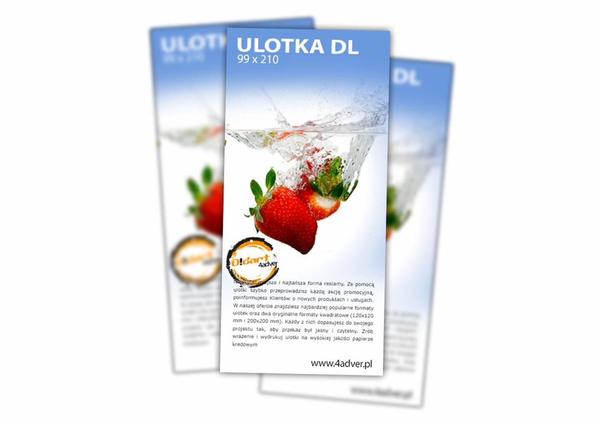 Ulotka DL ( 4+4) 1000 szt