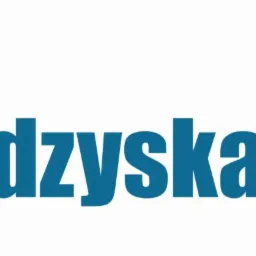 Grafika wektorowa: stylizowany portfel z kartą i adresem strony odzyskaj-24.pl. Kolorystyka: niebieski, zielony, szary. Minimalistyczny design logo.