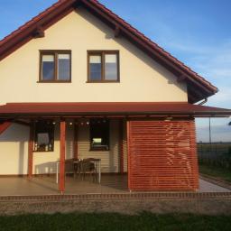 Zakład Stolarski - zadaszenie tarasu