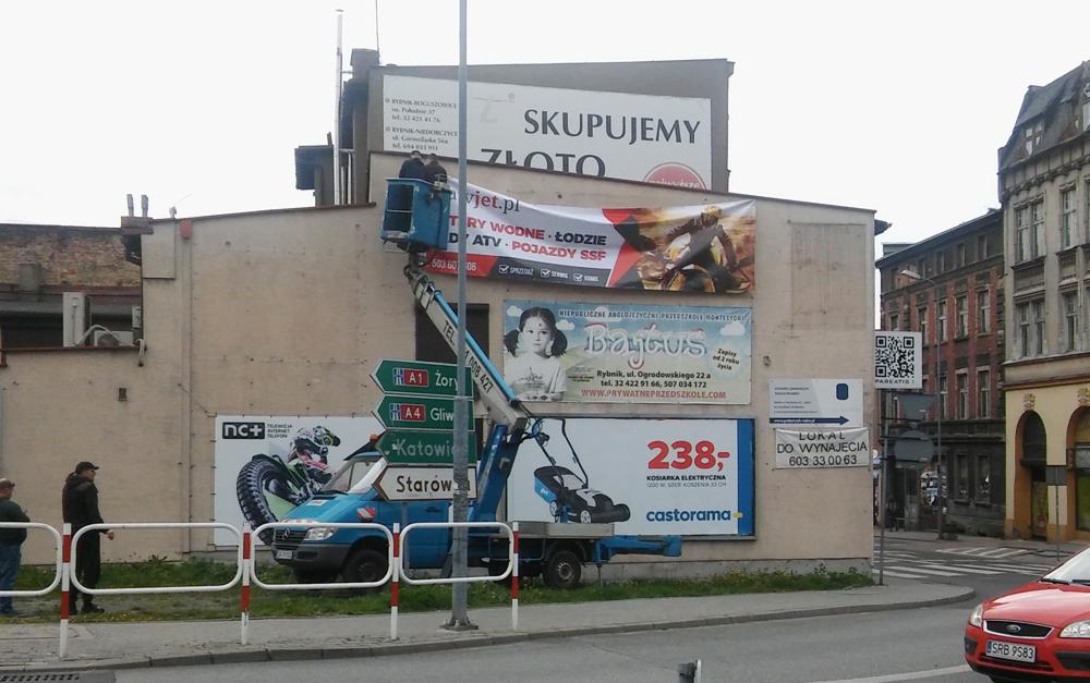 Banery reklamowe - druk i montaż