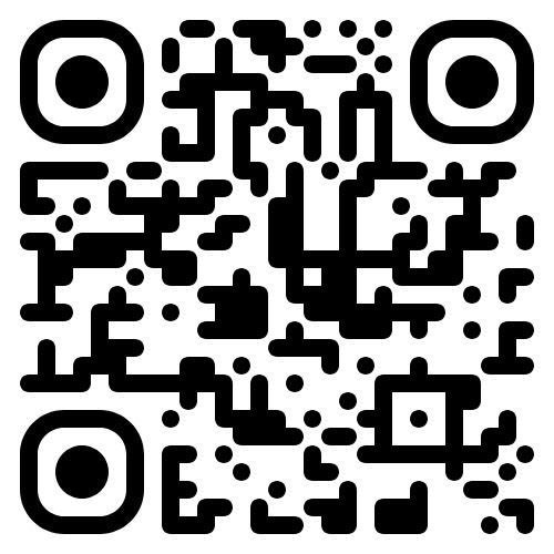 Czarno-biały kod QR z trzema charakterystycznymi kwadratami w rogach.