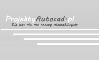Grafika z napisem 'Projekty Autocad.pl' oraz hasłem 'Dla nas nie ma rzeczy niemożliwych' na szarym tle z białymi liniami. Minimalistyczny design.