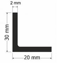 Kątownik 30x20x2 mm