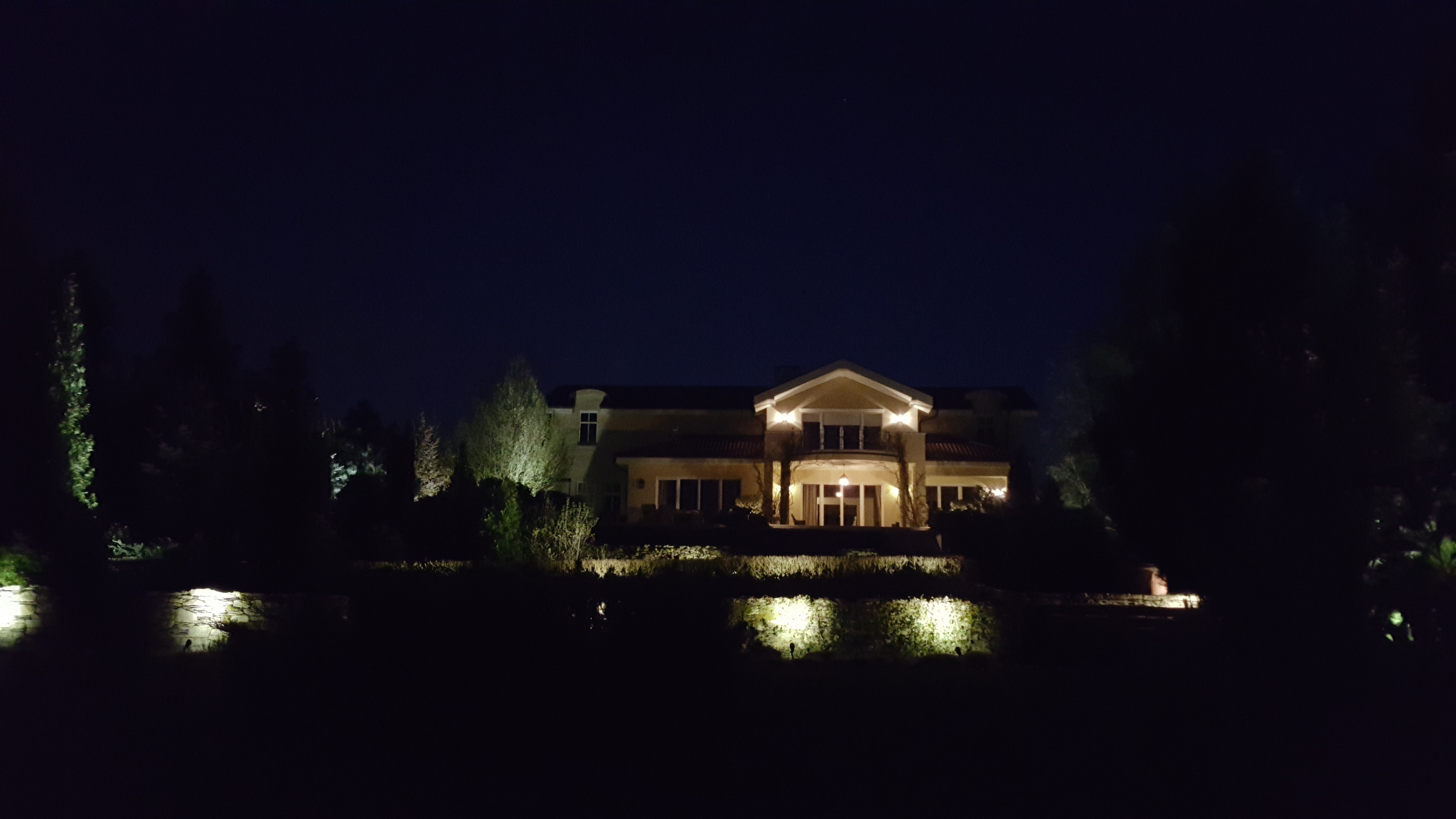 oświetlenie ogrodu wg. naszego projektu