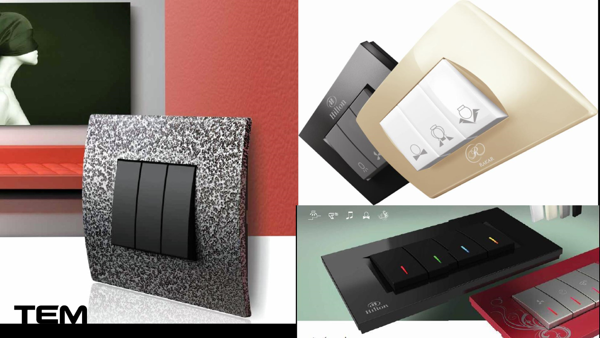 TEM modułowy osprzęt elektroinstalacyjny.